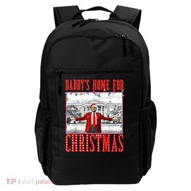 DaddyS Home For Christmas Trump Backpack
