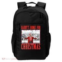 DaddyS Home For Christmas Trump Backpack thumb 0