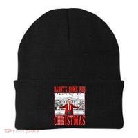 DaddyS Home For Christmas Trump Beanie thumb 0