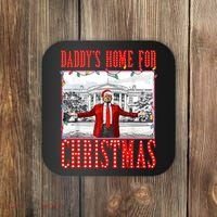 DaddyS Home For Christmas Trump Coaster thumb 0