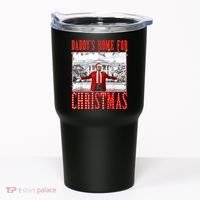 DaddyS Home For Christmas Trump Tumbler thumb 0