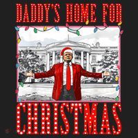 DaddyS Home For Christmas Trump Tumbler thumb 3