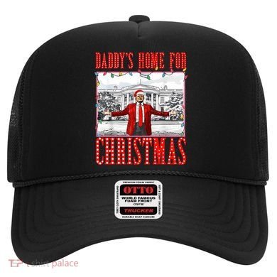 DaddyS Home For Christmas Trump Hat