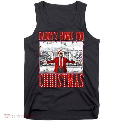 DaddyS Home For Christmas Trump Tank Top