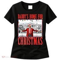 DaddyS Home For Christmas Trump Women's T-Shirt thumb 0