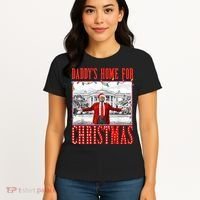 DaddyS Home For Christmas Trump Women's T-Shirt thumb 4
