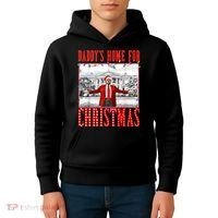 DaddyS Home For Christmas Trump Kids Hoodie thumb 4