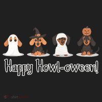 Dachshund Halloween Funny Witch Dog Lover Halloween Spooky Season Beanie thumb 2