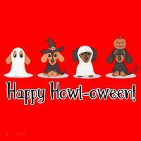 Dachshund Halloween Funny Witch Dog Lover Halloween Spooky Season Women's Tank Top thumb 5