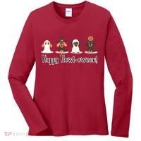 Dachshund Halloween Funny Witch Dog Lover Halloween Spooky Season Women's Long Sleeve Shirt thumb 0