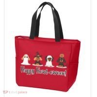 Dachshund Halloween Funny Witch Dog Lover Halloween Spooky Season Tote Bag thumb 3