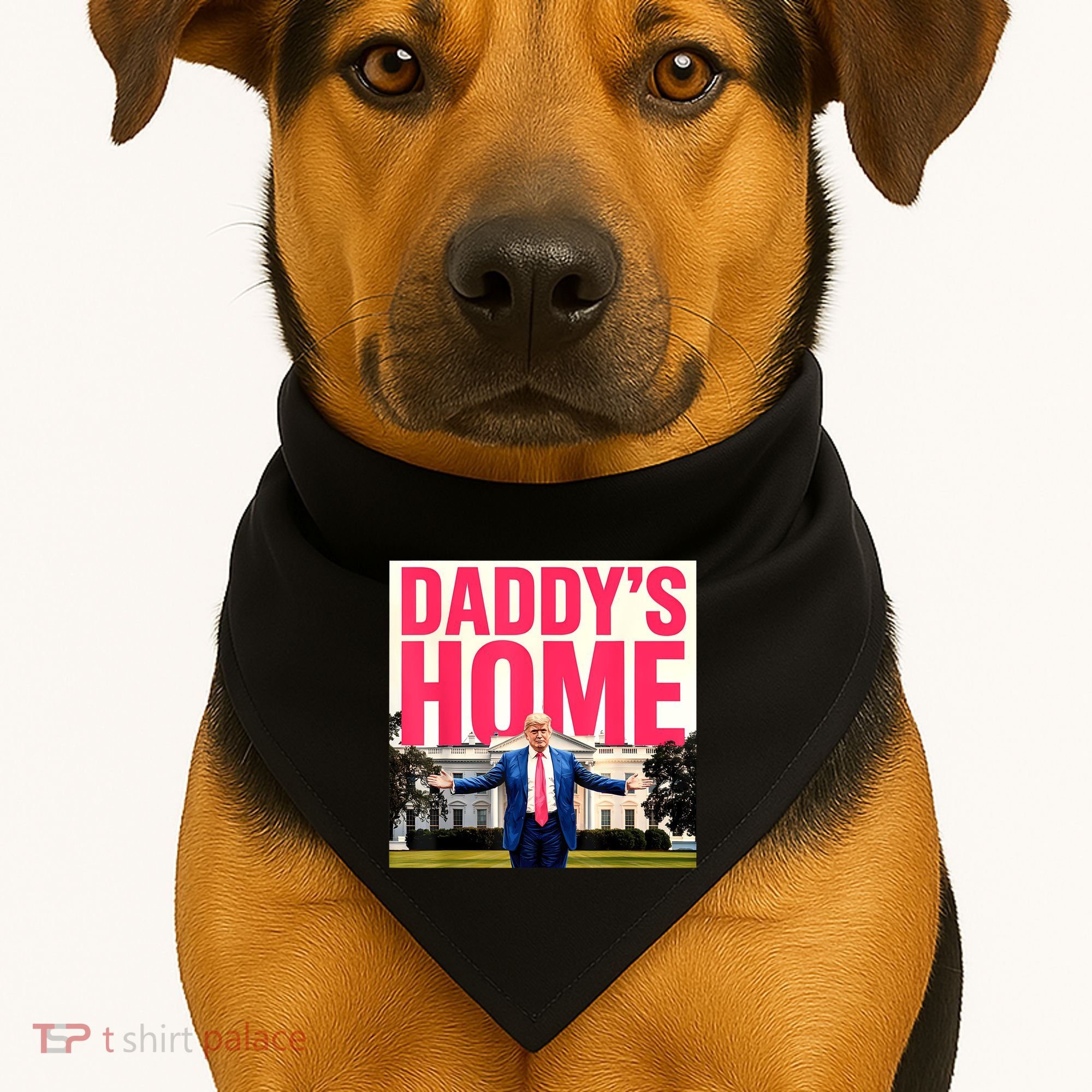 DaddyS Home Funny Trending USA-Made Doggie Bandana