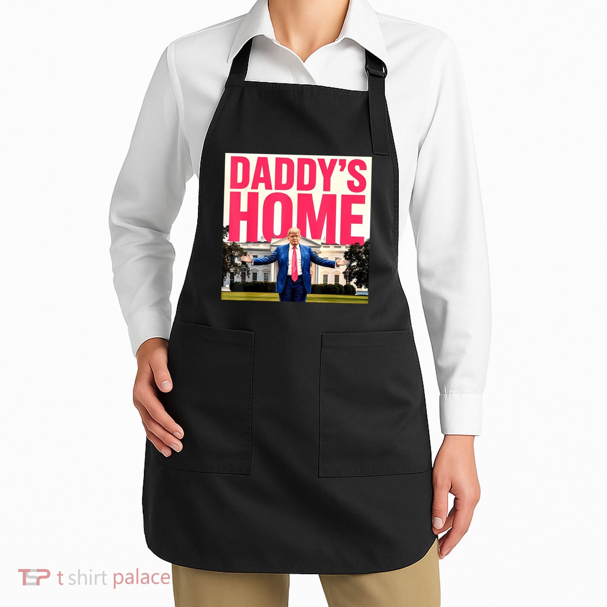 DaddyS Home Funny Trending Apron