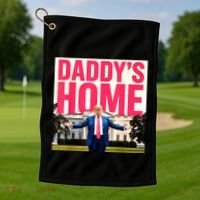 DaddyS Home Funny Trending Golf Towel thumb 1
