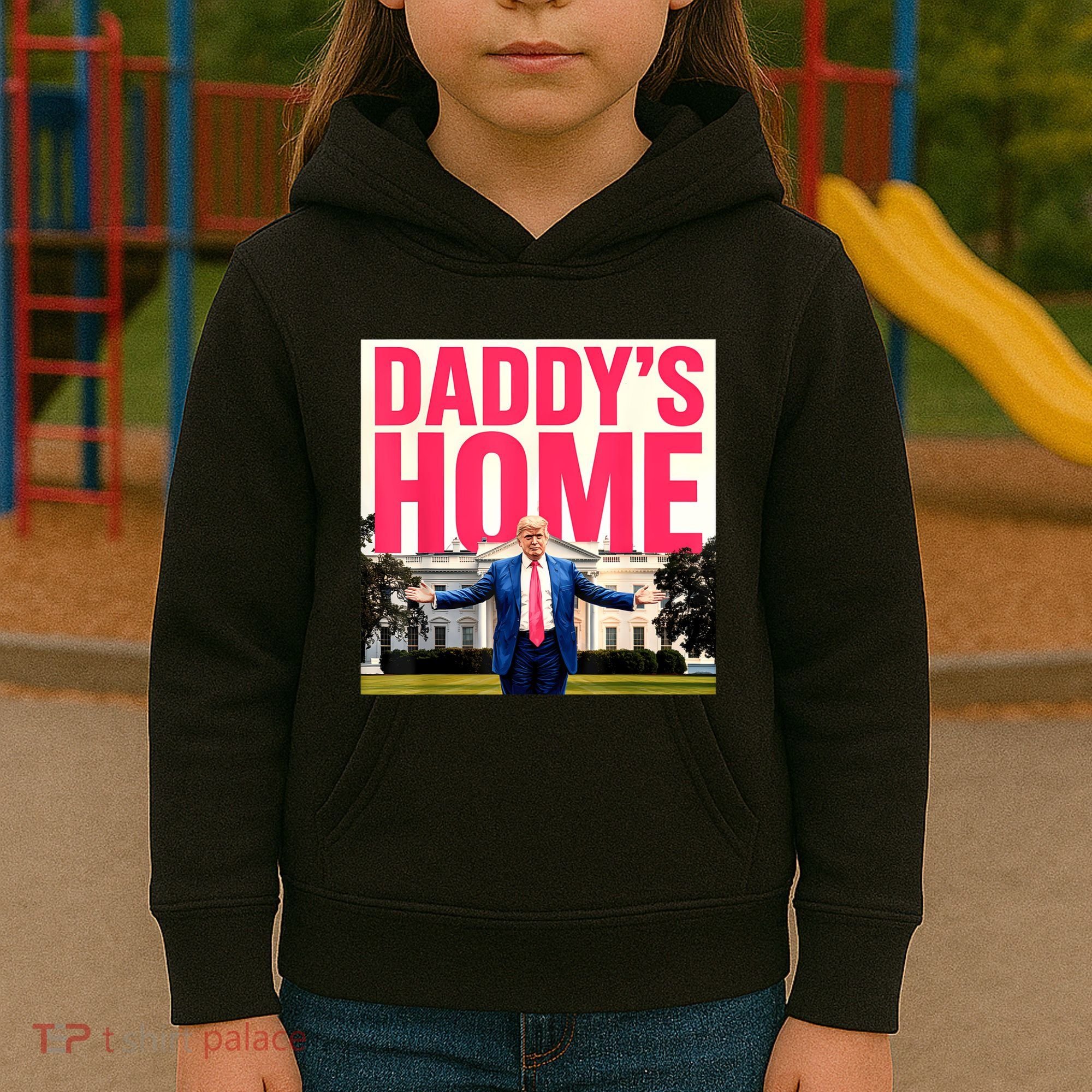 DaddyS Home Funny Trending Kids Hoodie