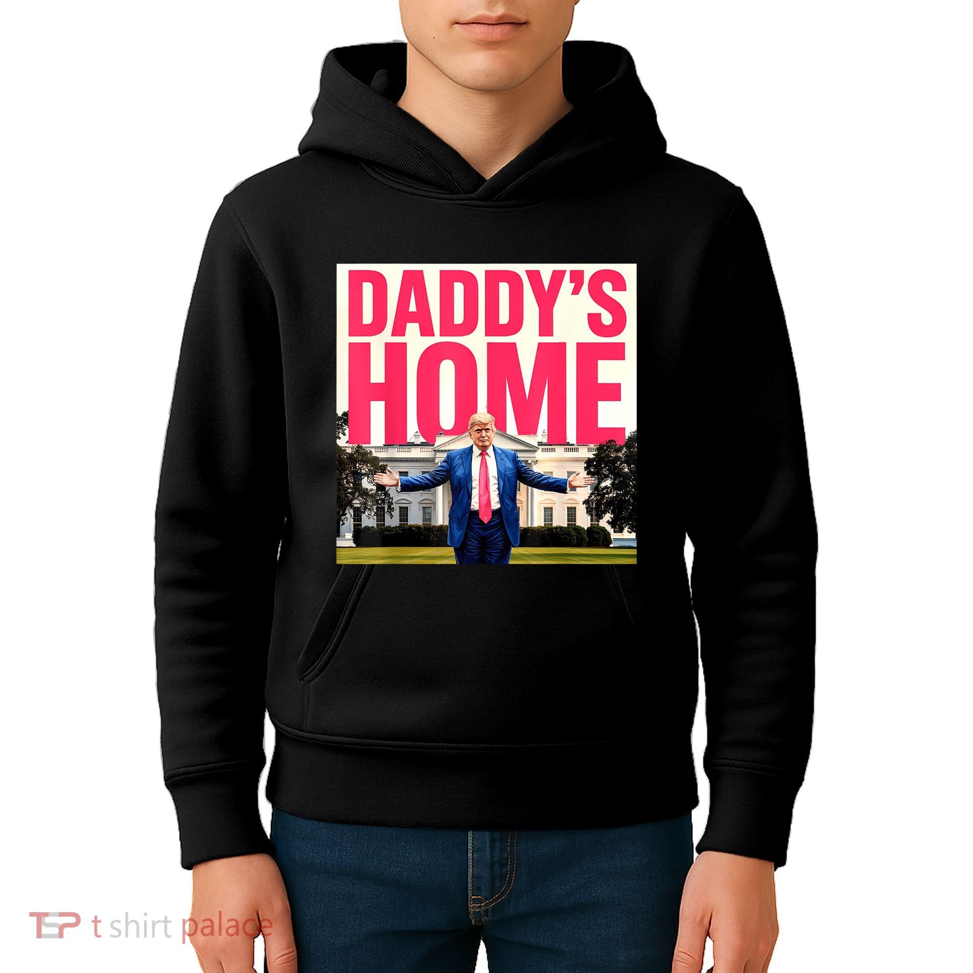 DaddyS Home Funny Trending Kids Hoodie