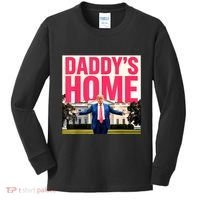DaddyS Home Funny Trending Kids Long Sleeve Shirt thumb 0