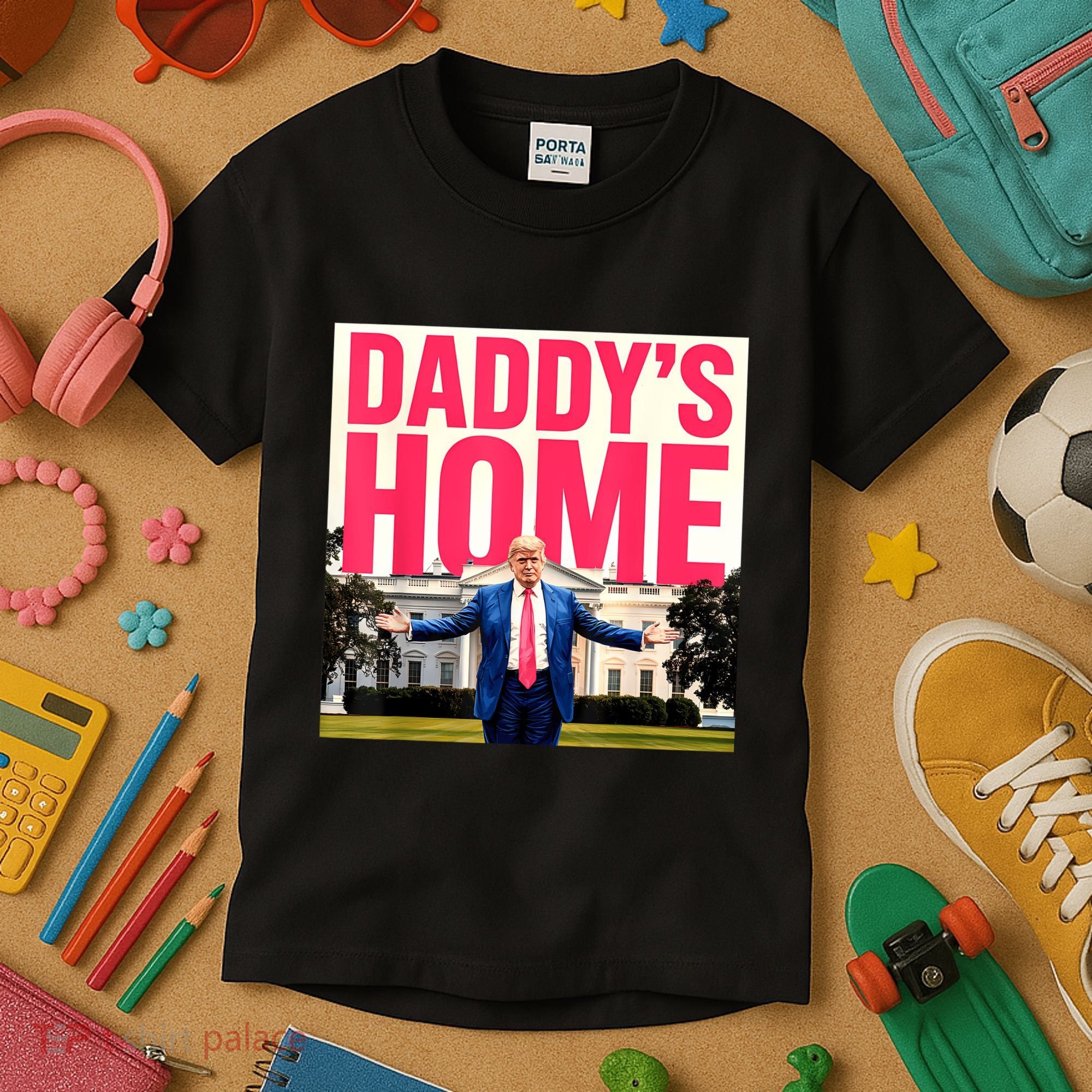 DaddyS Home Funny Trending Kids T-Shirt