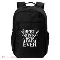 Deer Hunting Fathers Day Best Buckin Dad Ever Gift Backpack thumb 0