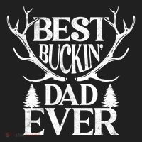 Deer Hunting Fathers Day Best Buckin Dad Ever Gift Beanie thumb 2