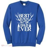 Deer Hunting Fathers Day Best Buckin Dad Ever Gift Sweatshirt thumb 0