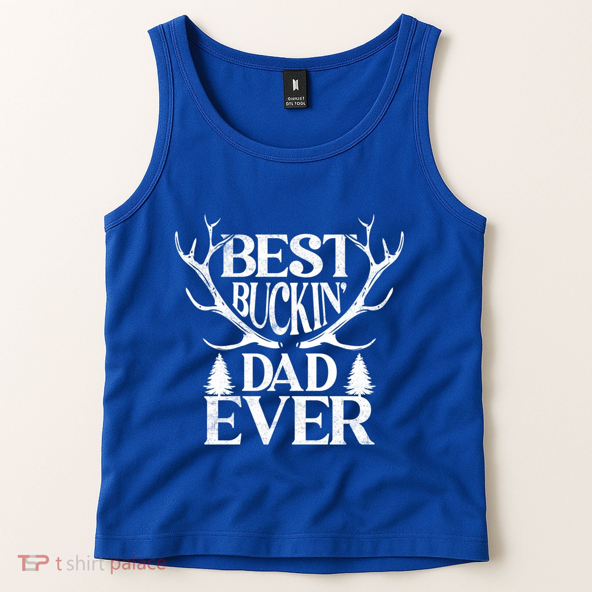 Deer Hunting Fathers Day Best Buckin Dad Ever Gift Tank Top