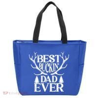 Deer Hunting Fathers Day Best Buckin Dad Ever Gift Tote Bag thumb 0