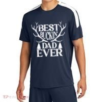 Deer Hunting Fathers Day Best Buckin Dad Ever Gift Sport-Tek Competitor United Soccer Jersey thumb 0