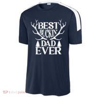 Deer Hunting Fathers Day Best Buckin Dad Ever Gift Sport-Tek Competitor United Soccer Jersey thumb 2