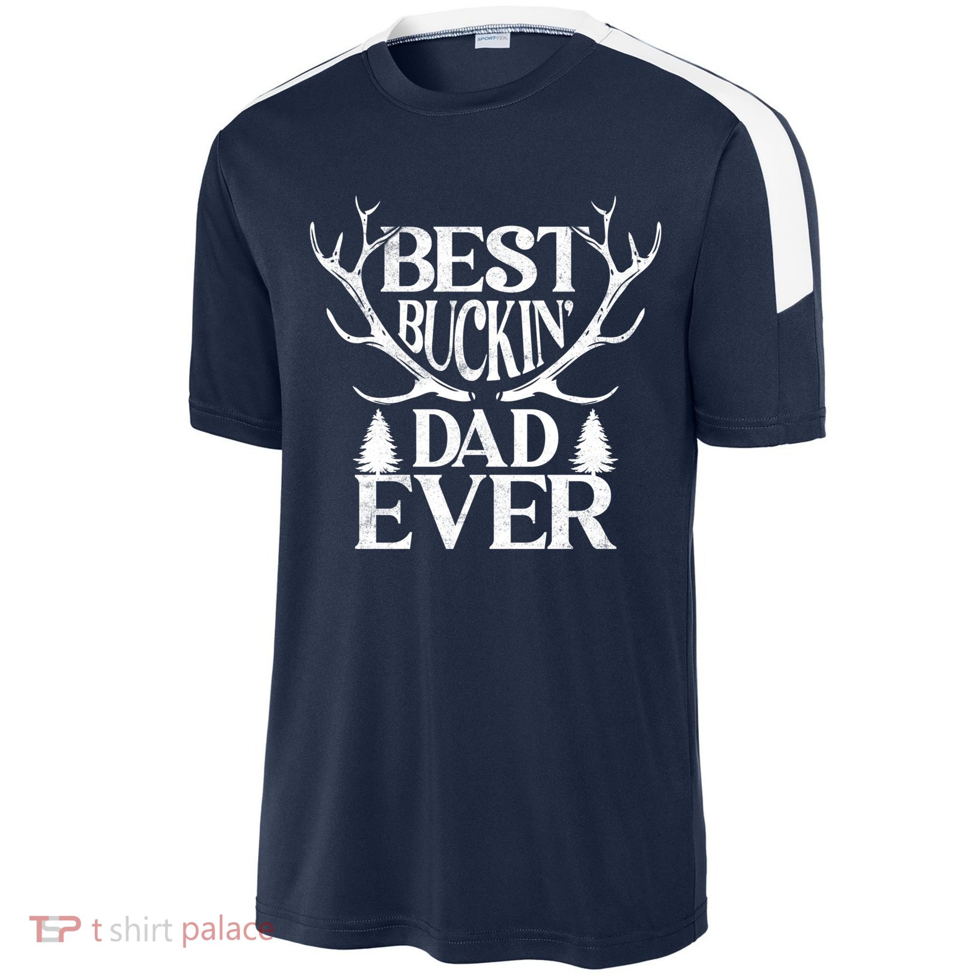 Deer Hunting Fathers Day Best Buckin Dad Ever Gift Sport-Tek Competitor United Soccer Jersey