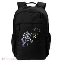 Dandelion Hummingbird Flower For Birdwatcher Herbalist Gift Backpack thumb 0