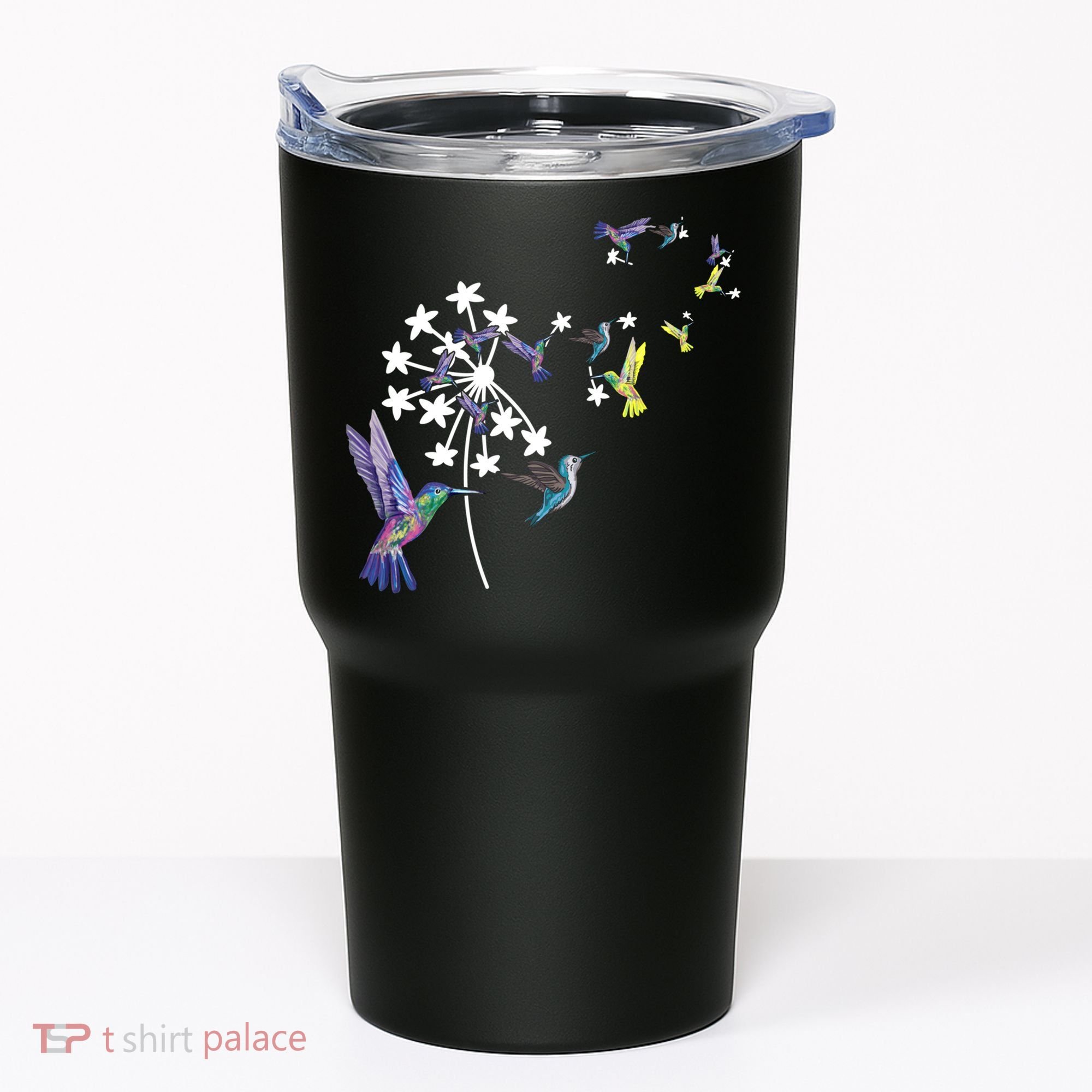 Dandelion Hummingbird Flower For Birdwatcher Herbalist Gift Tumbler