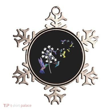 Dandelion Hummingbird Flower For Birdwatcher Herbalist Gift Ornament