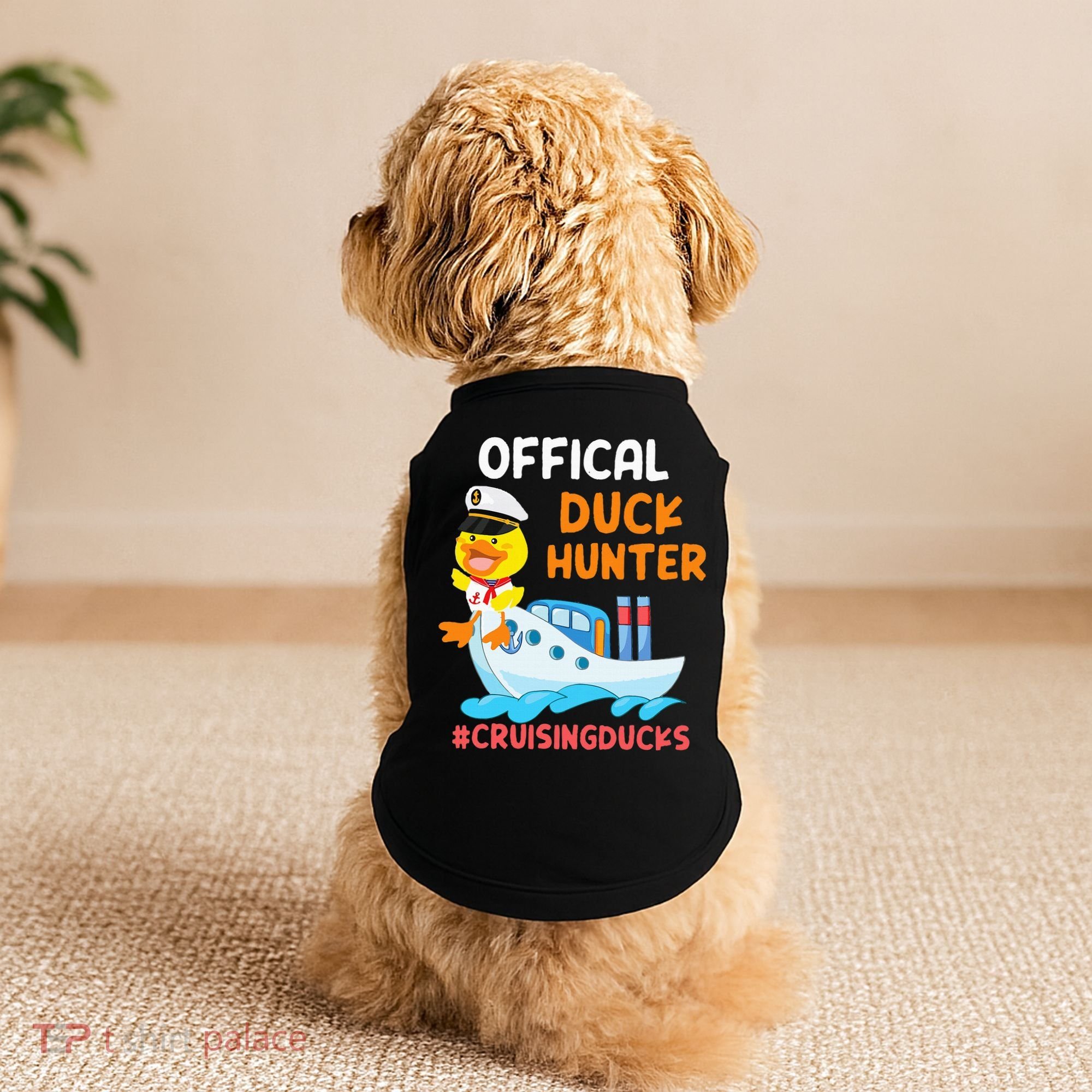 Duck Hunter Funny Duck Cruising Cruise Doggie Tank