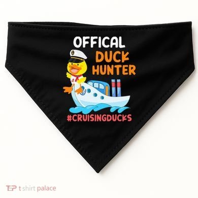 Duck Hunter Funny Duck Cruising Cruise USA-Made Doggie Bandana