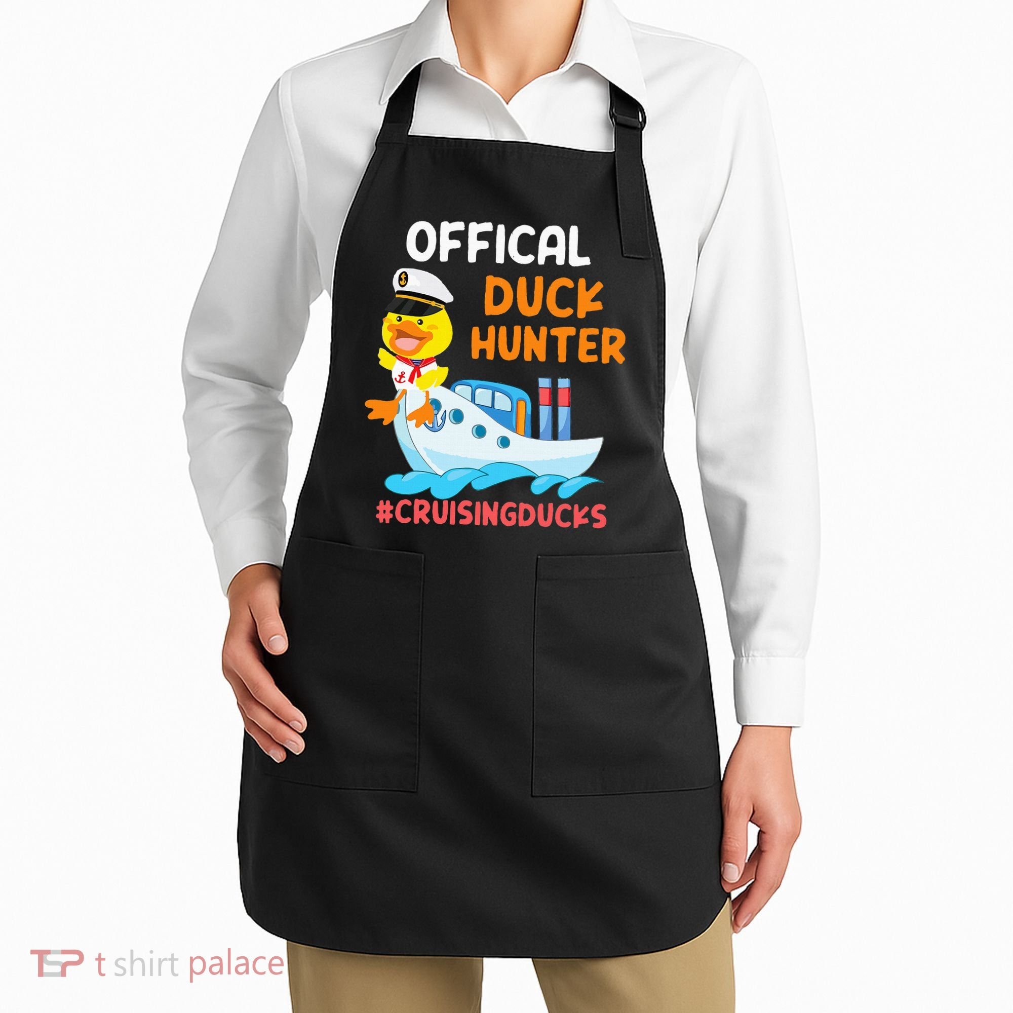 Duck Hunter Funny Duck Cruising Cruise Apron