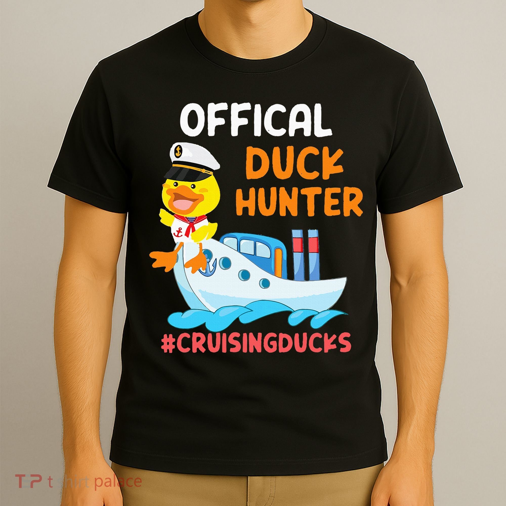 Duck Hunter Funny Duck Cruising Cruise T-Shirt
