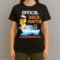 Duck Hunter Funny Duck Cruising Cruise T-Shirt thumb 4