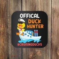 Duck Hunter Funny Duck Cruising Cruise Coaster thumb 0