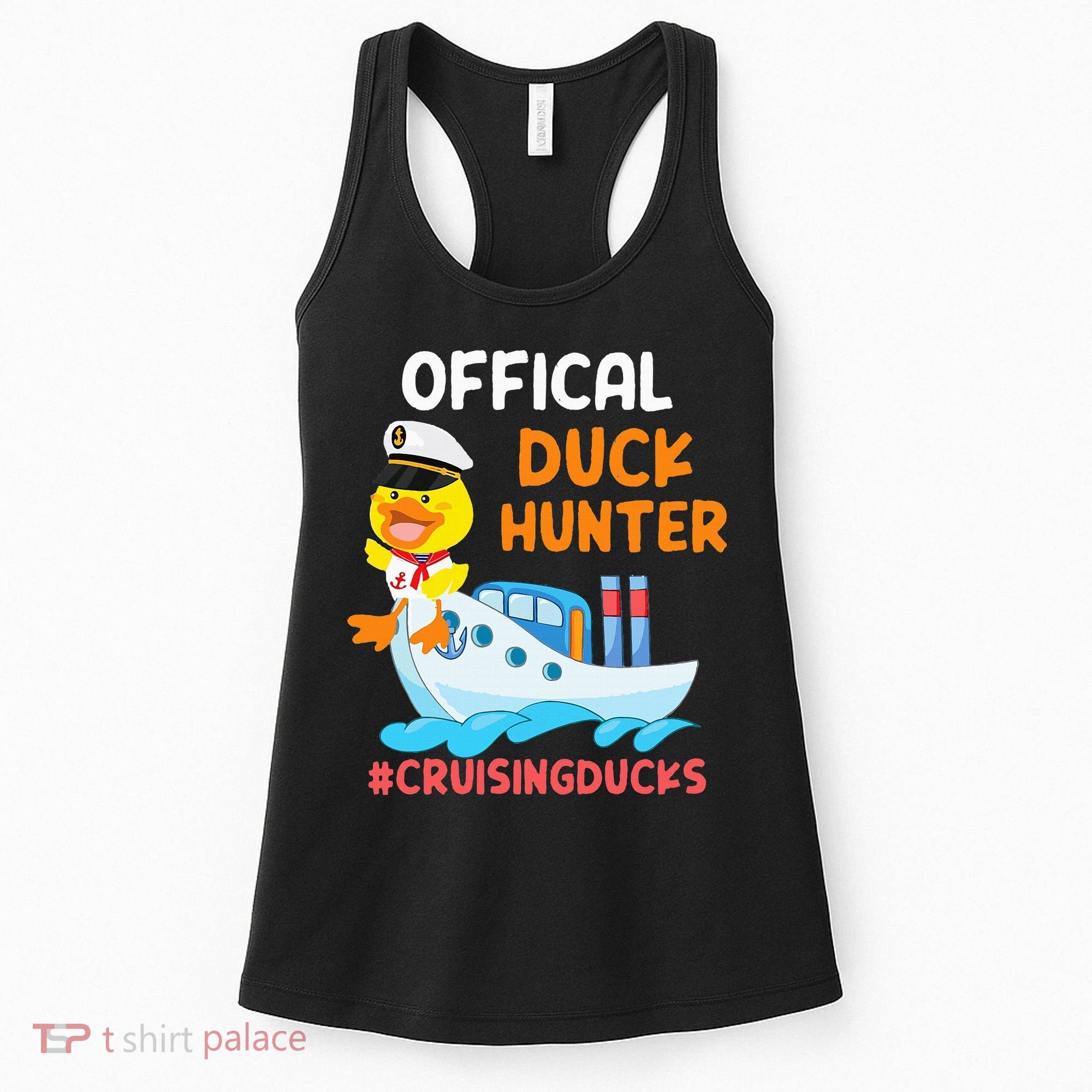 Duck Hunter Funny Duck Cruising Cruise Women's Tank Top