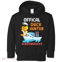 Duck Hunter Funny Duck Cruising Cruise Toddler Hoodie thumb 0