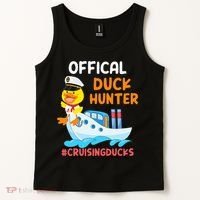 Duck Hunter Funny Duck Cruising Cruise Tank Top thumb 2