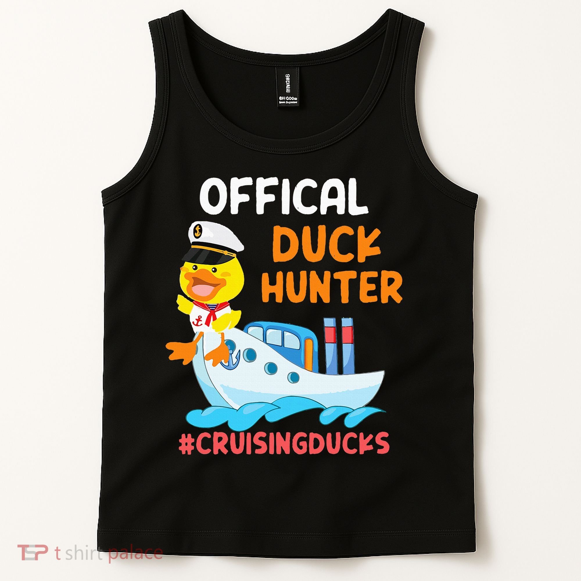 Duck Hunter Funny Duck Cruising Cruise Tank Top