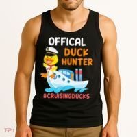Duck Hunter Funny Duck Cruising Cruise Tank Top thumb 3