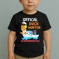 Duck Hunter Funny Duck Cruising Cruise Toddler T-Shirt thumb 2