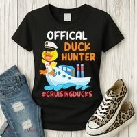 Duck Hunter Funny Duck Cruising Cruise Women's T-Shirt thumb 3