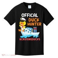 Duck Hunter Funny Duck Cruising Cruise Kids T-Shirt thumb 0