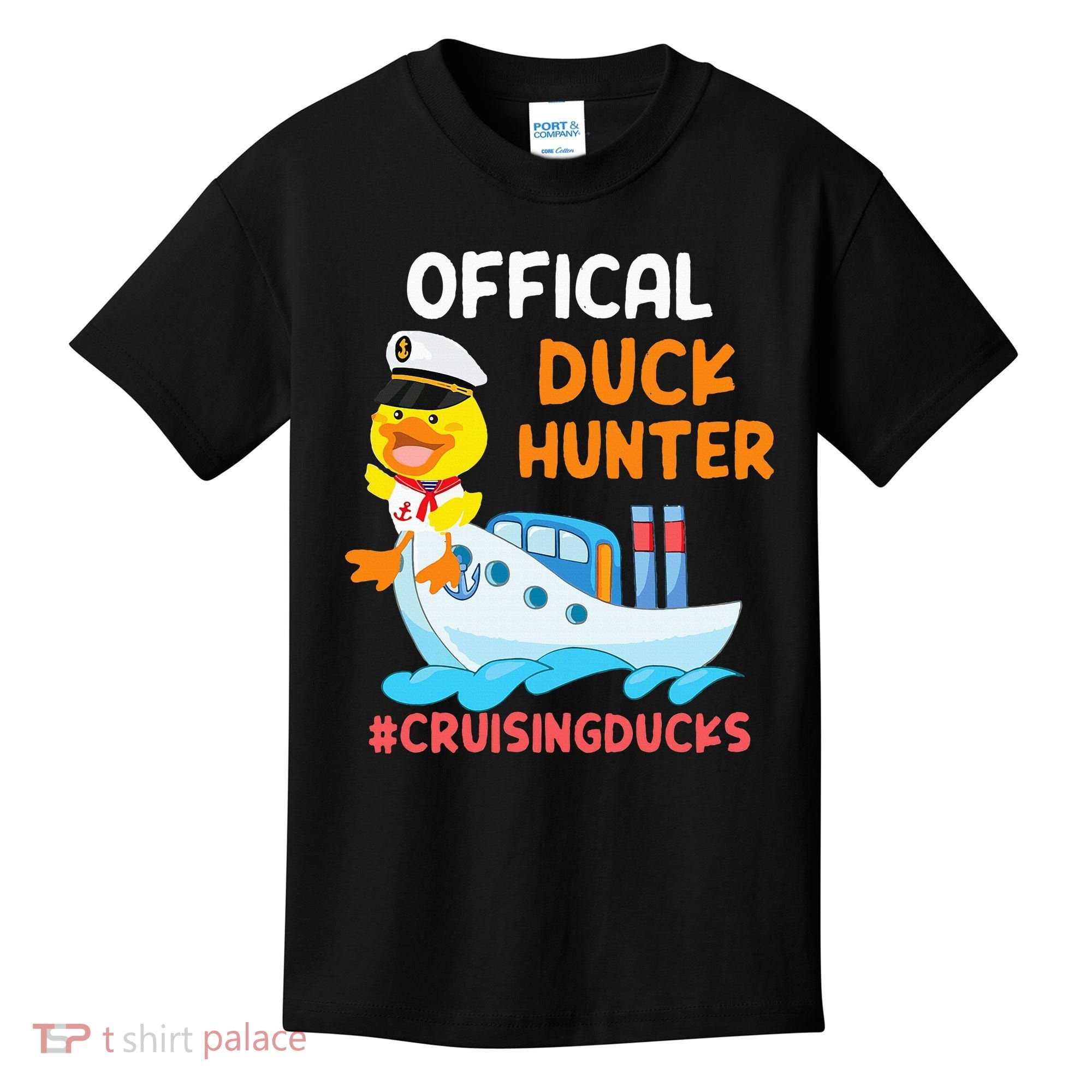 Duck Hunter Funny Duck Cruising Cruise Kids T-Shirt
