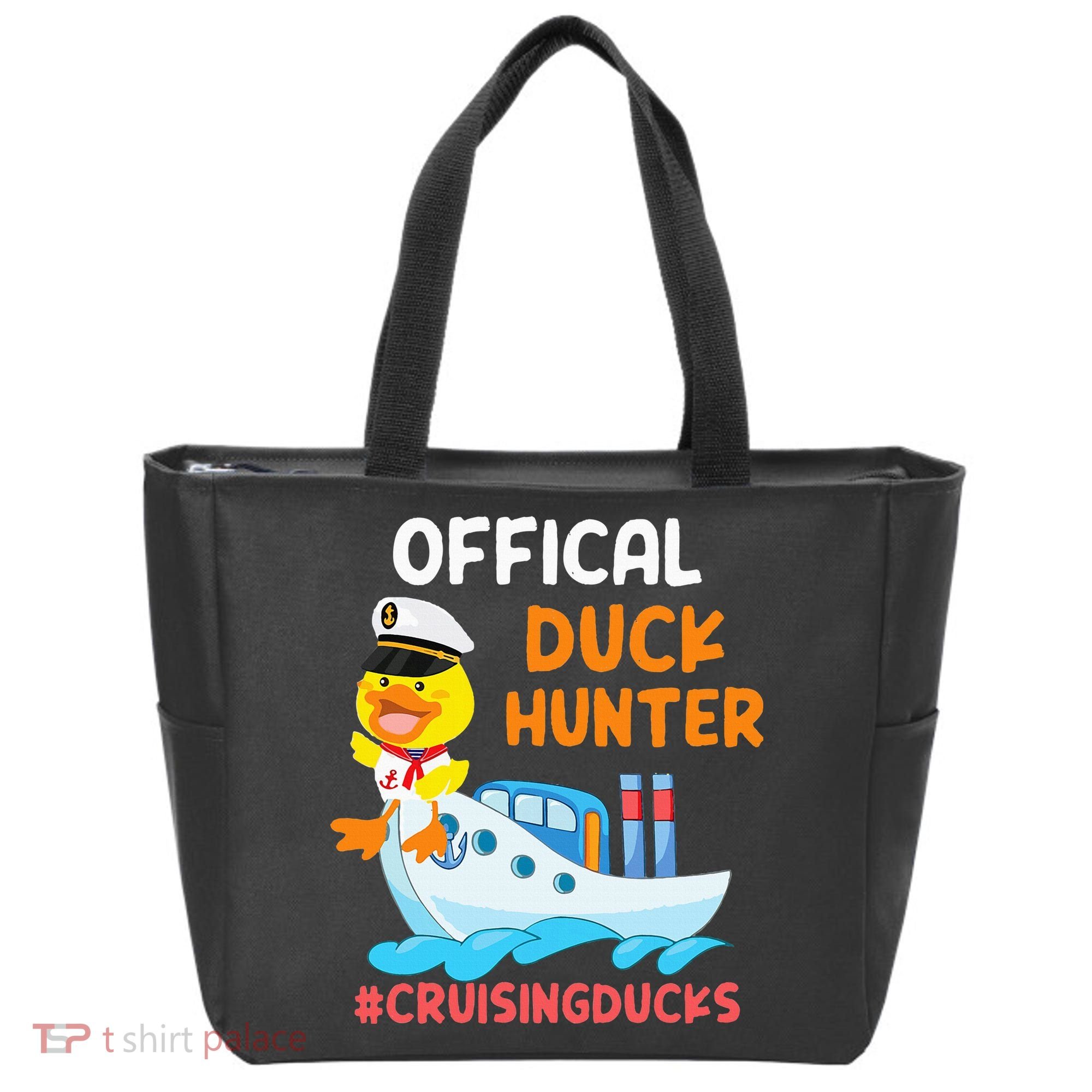 Duck Hunter Funny Duck Cruising Cruise Tote Bag