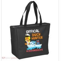 Duck Hunter Funny Duck Cruising Cruise Tote Bag thumb 2